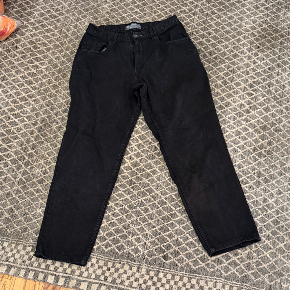 Levi's Silvertab Jeans VTG Y2K Black Loose Fit Mens Black Denim Jeans